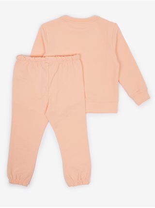 Meruňková dětská tepláková souprava Calvin Klein Jeans 