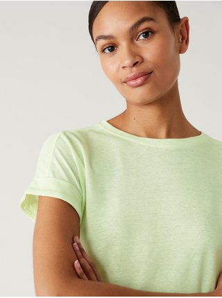 Topy a tričká pre ženy Marks & Spencer - svetlozelená