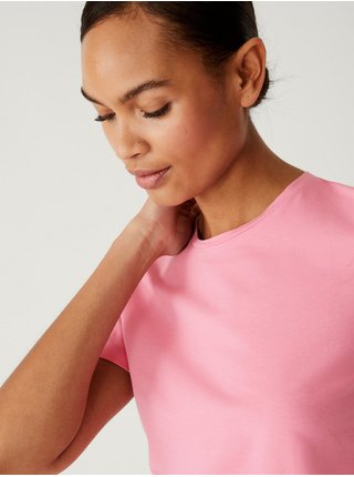 Basic tričká pre ženy Marks & Spencer - ružová