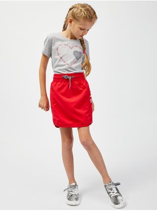 Červená dievčenská sukňa SAM 73 Crux