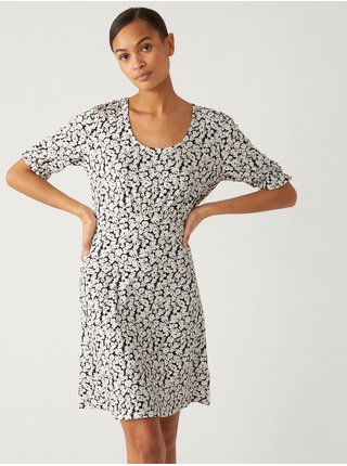 Letné a plážové šaty pre ženy Marks & Spencer - biela, čierna
