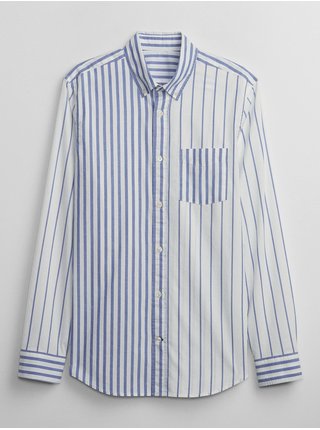 Modro-biela pánska pruhovaná košeľa GAP