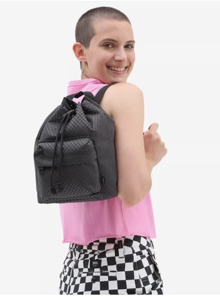 Černý dámský kostkovaný batoh VANS Seeker Mini Backpack