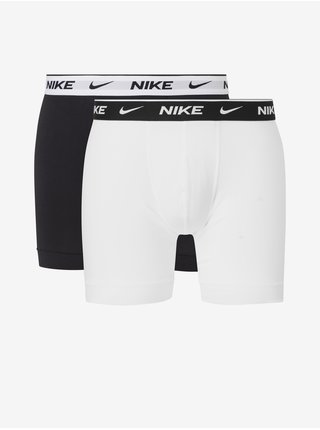 Boxerky pre mužov Nike - čierna, biela