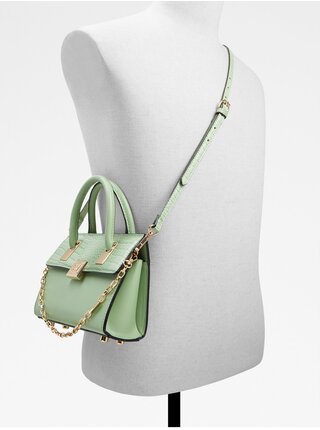Zelená dámská kabelka s krokodýlím vzorem ALDO Amalya 