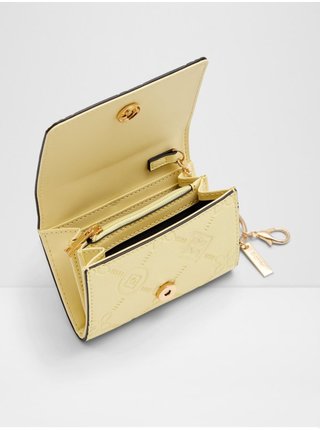 Žltá dámska vzorovaná peňaženky ALDO Iconipouch