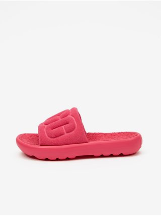 Tmavě růžové dámské domácí pantofle UGG Mini Slide