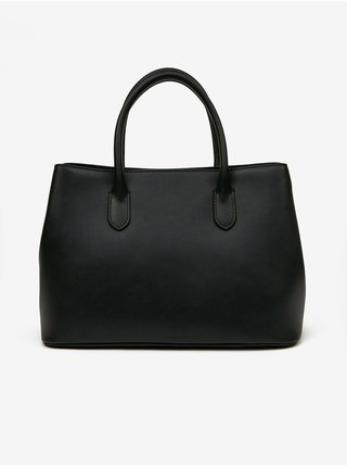 Čierna dámska kožená kabelka KARL LAGERFELD Ikonik 2.0