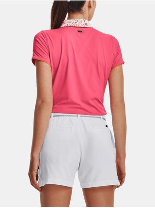 Tmavě růžové dámské sportovní polo tričko Under Armour UA Iso-Chill SS Polo 