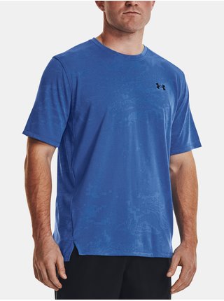 Modré pánske športové tričko Under Armour UA Tech Vent Jacquard SS