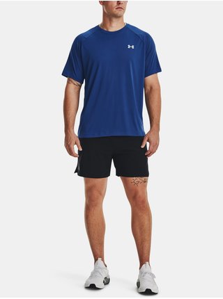 Modré pánské sportovní tričko Under Armour UA Tech Reflective SS 