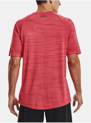 Červené pánské žíhané sportovní tričko Under Armour UA Tiger Tech 2.0  