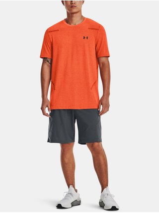 Oranžové sportovní tričko Under Armour UA Seamless Grid  