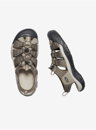Sandále, papuče pre mužov Keen - svetlohnedá, krémová, čierna