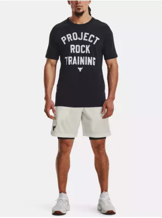Černé pánské sportovní tričko Under Armour UA PJT Rock Training