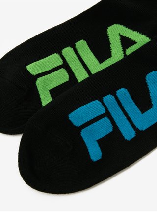 Sada dvou černých dámských ponožek FILA