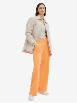 Oranžové dámské široké kalhoty Tom Tailor