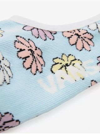 Sada tří párů dámských vzorovaných ponožek ve světle růžové a modré barvě VANS BEAR FRIENDS CANOODLE