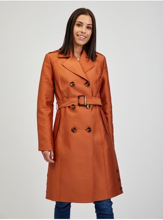 Trenčkoty a ľahké kabáty pre ženy ORSAY - hnedá