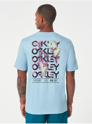 Světle modré pánské tričko Oakley