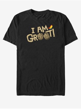 Černé unisex tričko I Am Groot Strážci Galaxie ZOOT.FAN Marvel 