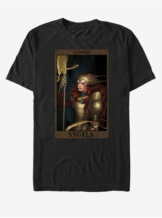 Černé unisex tričko Angela Strážci Galaxie ZOOT.FAN Marvel 