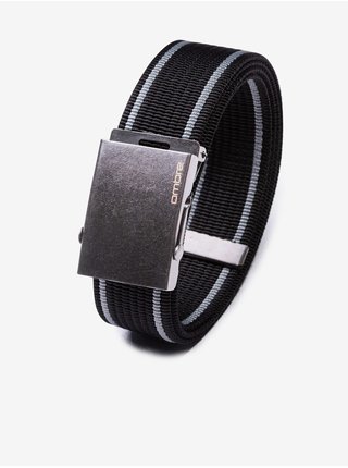 Šedo-černý pánský látkový pásek Ombre Clothing 
