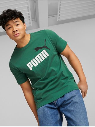 Zelené pánské tričko Puma ESS+ 2