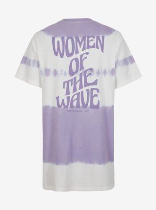 Voľnočasové šaty pre ženy O'Neill - biela, fialová