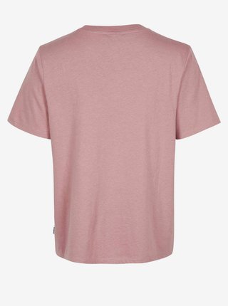 Starorůžové dámské tričko s potiskem O'Neill ALLORA GRAPHIC T-SHIRT 