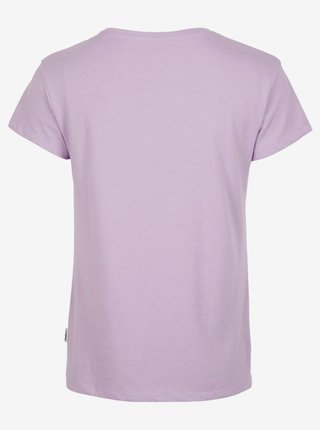 Světle fialové dámské basic tričko O'Neill ESSENTIALS T-SHIRT 
