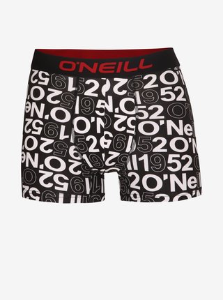 Boxerky pre mužov O'Neill - tmavosivá, čierna, biela, červená