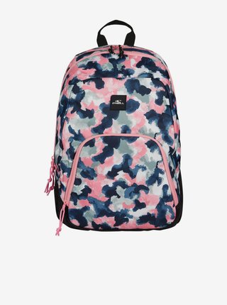 Modro-růžový dámský vzorovaný batoh O'Neill WEDGE BACKPACK 