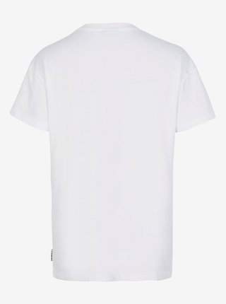 Bílé dámské tričko s potiskem O'Neill CONNECTIVE GRAPHIC LONG TSHIRT 