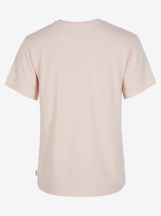 Béžové dámské basic tričko s véčkovým výstřihem O'Neill ESSENTIALS V-NECK T-SHIRT