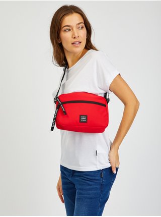 Červená unisex taška přes rameno SAM 73 Tvíd