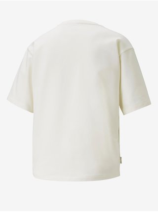 Topy a trička pre ženy Puma - krémová
