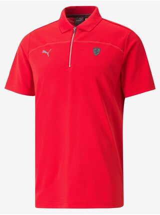 Červené pánské polo tričko Puma