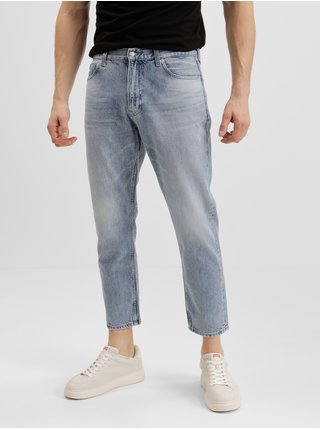 Světle modré pánské straight fit džíny Calvin Klein Jeans Dad Jean
