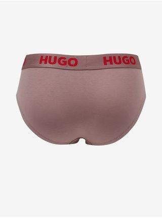 Starorůžové dámské kalhotky HUGO