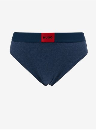 Tmavomodré dámske nohavičky Hugo Boss