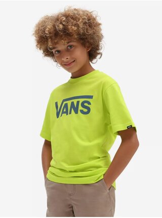 Žluté unisex tričko VANS BY VANS CLASSIC 