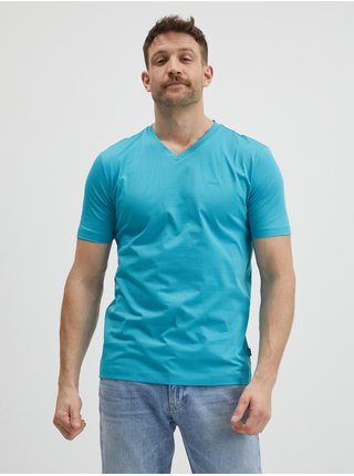 Modré pánske tričko Hugo Boss Terry