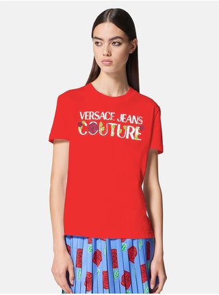 Červené dámské tričko Versace Jeans Couture