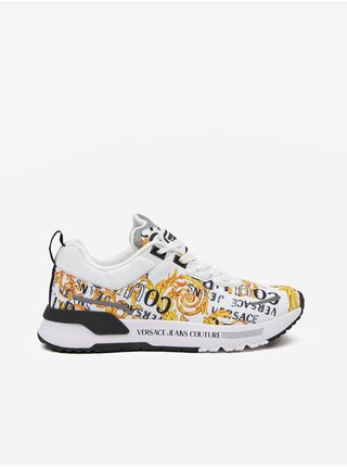 Biele pánske vzorované tenisky Versace Jeans Couture Fondo Dynamic