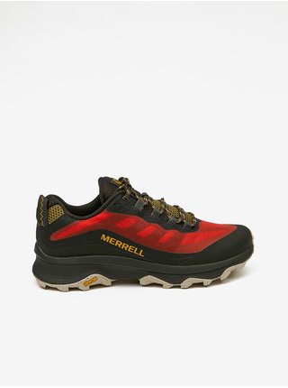 Červeno-černá pánská outdoorová obuv Merrell Moab Speed