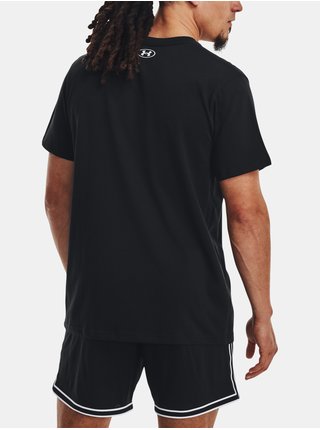 Černé pánské tričko s potiskem Under Armour UA PROJECT ROCK CHAMPION HW SS