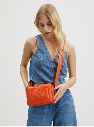 Oranžová dámská crossbody kabelka Love Moschino
