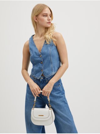 Biela dámska kabelka Love Moschino