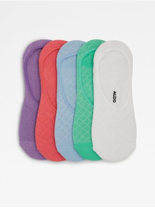 Ponožky pre ženy ALDO - biela, zelená, svetlomodrá, červená, fialová